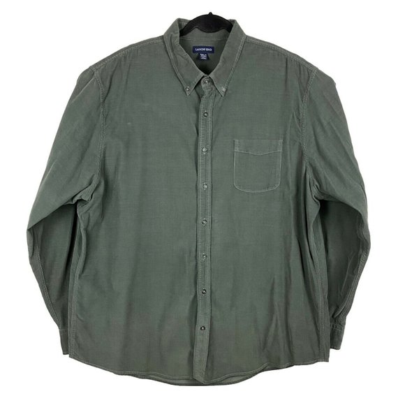 Lands end mens corduroy shirts Clearance